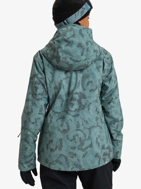 3 Roxy Jetty - Schneejacke für Frauen Grün ERJTJ03492 Roxy