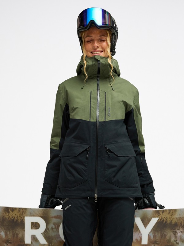0 GORE-TEX&reg; Stretch Purelines Gr&uuml;n ERJTJ03506 Roxy