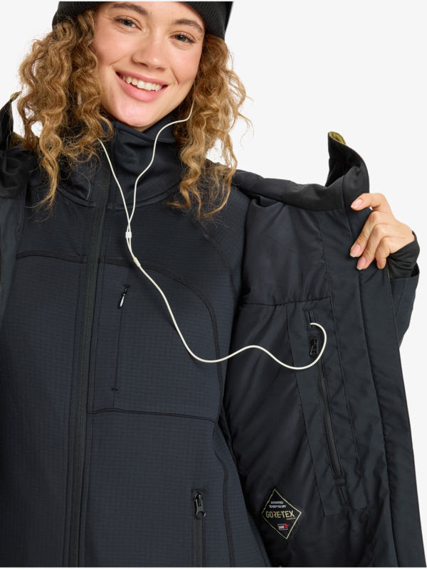 13 GORE-TEX® Stretch Purelines - Technical Snow Jacket for Women Beige ERJTJ03506 Roxy
