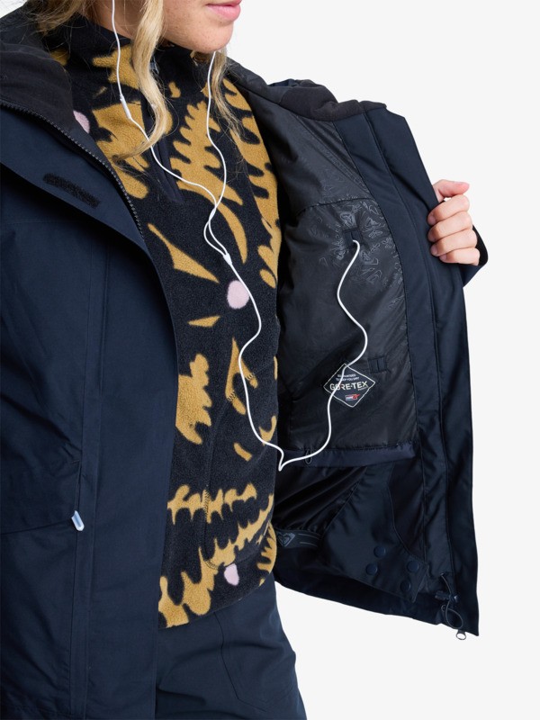 13 GORE-TEX® Stormday - Funktionelle Snow-Jacke mit Kapuze für Frauen Schwarz ERJTJ03507 Roxy