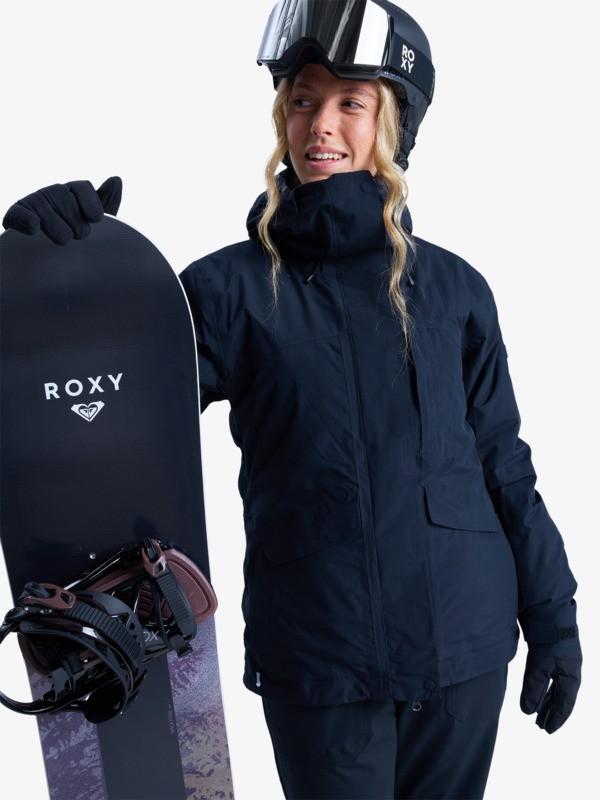 4 GORE-TEX® Stormday - Casaco técnico de snow para mulher Preto ERJTJ03507 Roxy