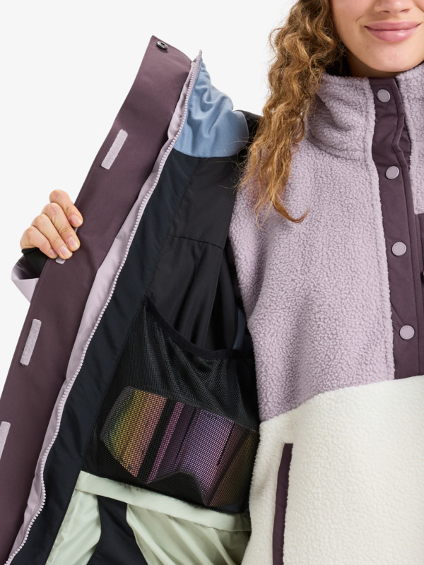 13 GORE-TEX® Stormday - Funktionelle Snow-Jacke mit Kapuze für Frauen Violett ERJTJ03507 Roxy