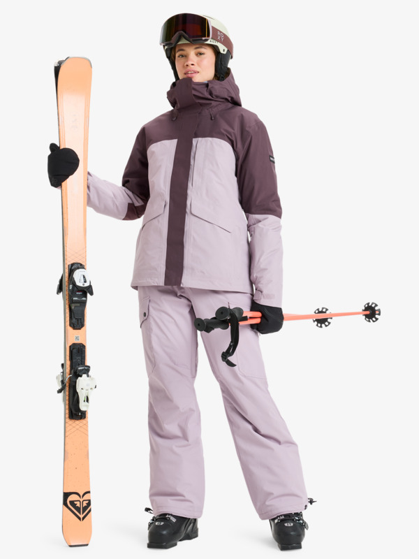 0 GORE-TEX® Stormday - Funktionelle Snow-Jacke mit Kapuze für Frauen Violett ERJTJ03507 Roxy