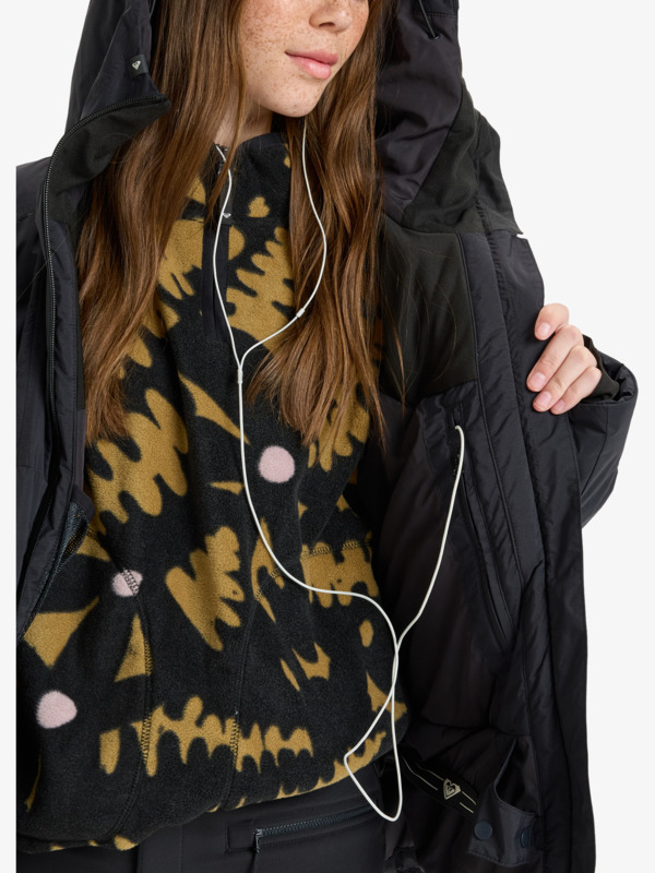 12 Luna Frost - Chaqueta técnica snow para mujer Negro ERJTJ03508 Roxy