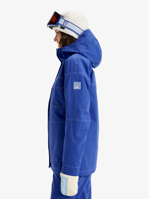 1 Chloe Kim - Chaqueta técnica snow para mujer Violeta ERJTJ03511 Roxy