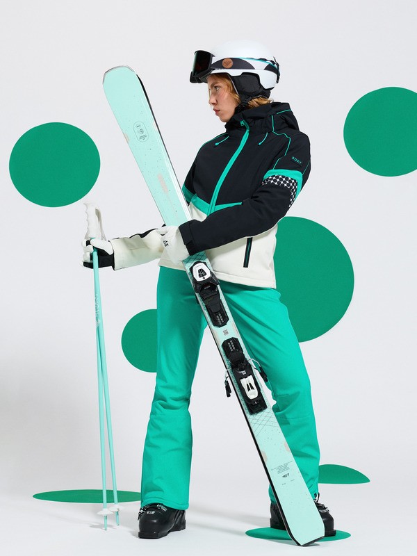 1 Peak Chic - Technical Snow Shell Jacket for Women Black ERJTJ03512 Roxy