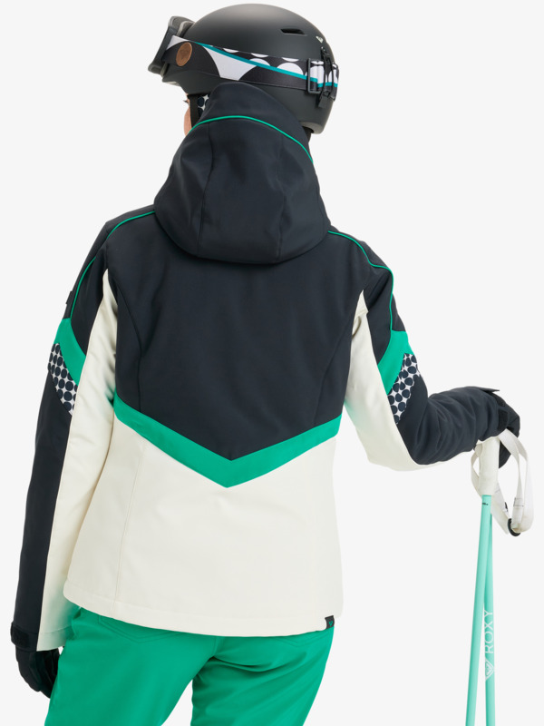 3 Peak Chic 15K - Technische Snow-Jacke mit Kapuze für Frauen Schwarz ERJTJ03512 Roxy