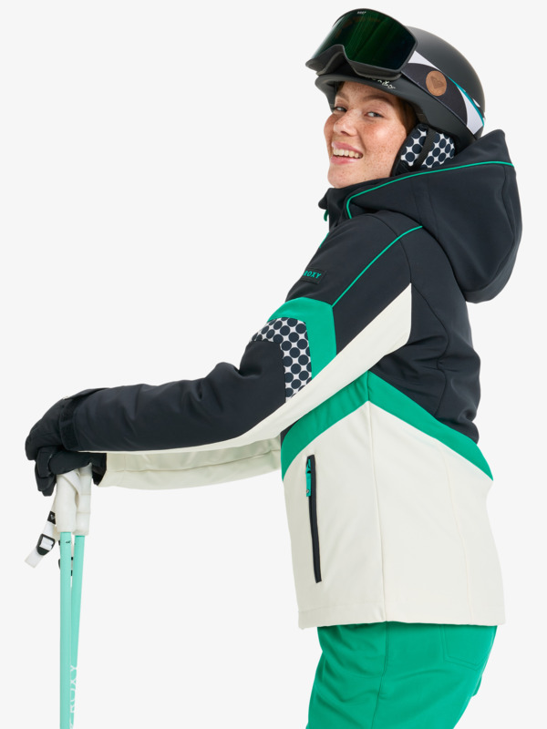 1 Peak Chic 15K - Technische Snow-Jacke mit Kapuze für Frauen Schwarz ERJTJ03512 Roxy