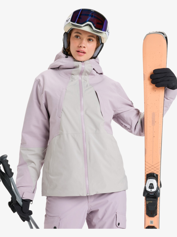 0 Wild Twist - Technical Snow Jacket for Women Purple ERJTJ03513 Roxy