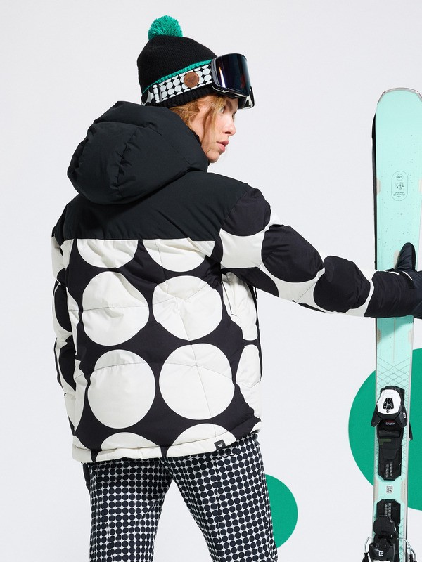 roxy, Alofted Puffy 15K - Veste de snow technique pour Femme, TRUE BLACK BIG DOTS (kvj4) 3 Alofted Puffy 15K - Veste de snow technique pour Femme Noir ERJTJ03514 Roxy