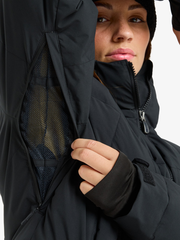 7 Alofted Puffy - Technical Snow Jacket for Women Black ERJTJ03514 Roxy