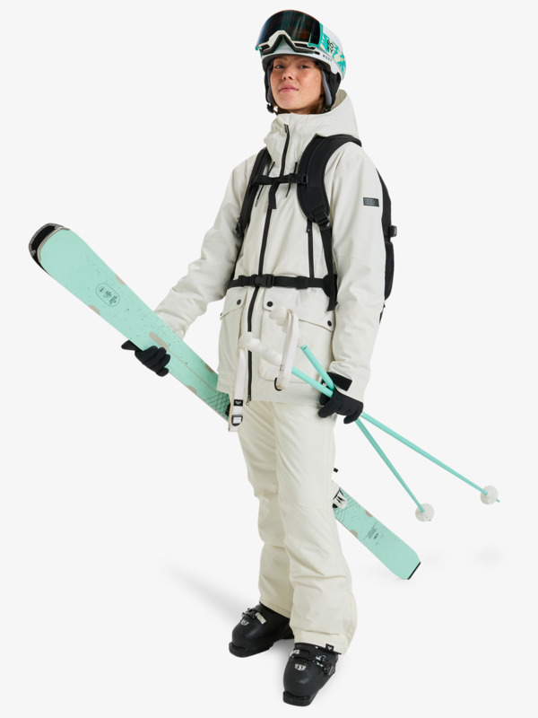 2 Stated - Technical Snow Jacket for Women White ERJTJ03515 Roxy