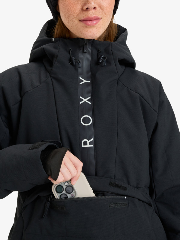 11 Radiant Lines Overhead - Technical Snow Jacket for Women Black ERJTJ03517 Roxy
