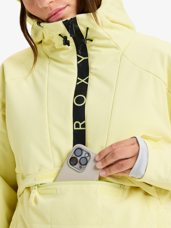 11 Radiant Lines Overhead - Technical Snow Jacket for Women Yellow ERJTJ03517 Roxy