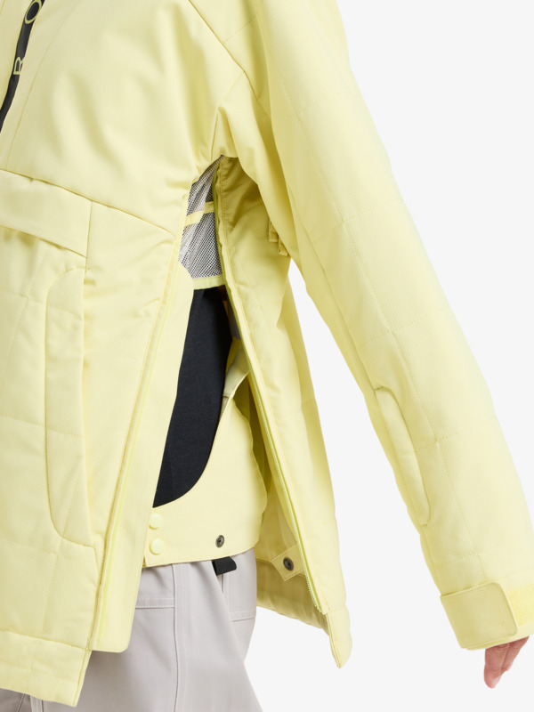 12 Radiant Lines Overhead - Technical Snow Jacket for Women Yellow ERJTJ03517 Roxy