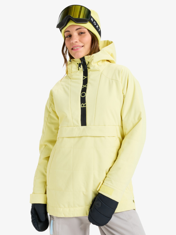 0 Radiant Lines Overhead - Technical Snow Jacket for Women Yellow ERJTJ03517 Roxy