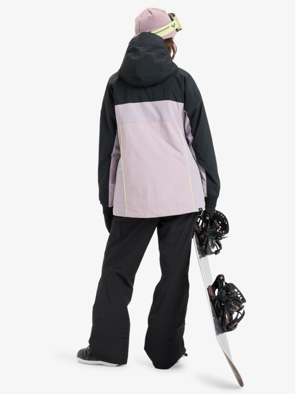 4 Respective - Technical Snow Jacket for Women Purple ERJTJ03518 Roxy