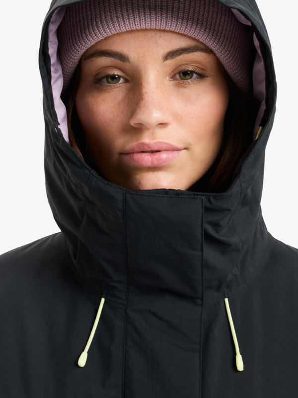 5 Respective - Technical Snow Jacket for Women Purple ERJTJ03518 Roxy