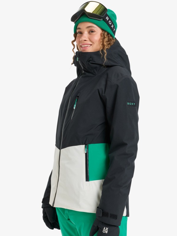 1 Stormdash - Technical Snow Jacket for Women Black ERJTJ03520 Roxy