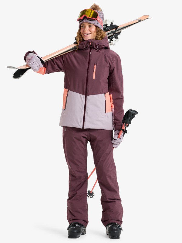 2 Stormdash - Technical Snow Jacket for Women Red ERJTJ03520 Roxy