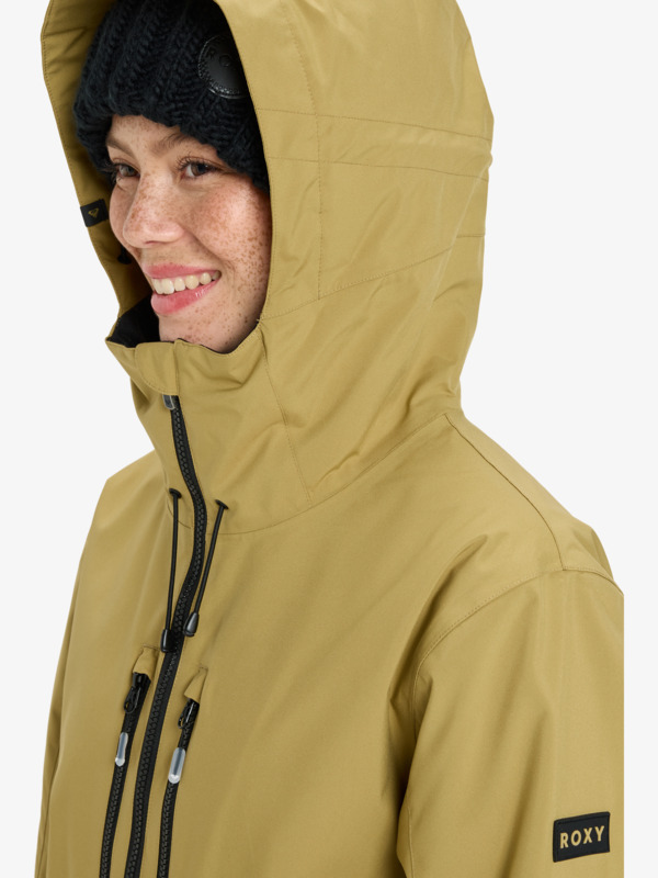 8 Upwards - Technical Snow Jacket for Women Beige ERJTJ03521 Roxy