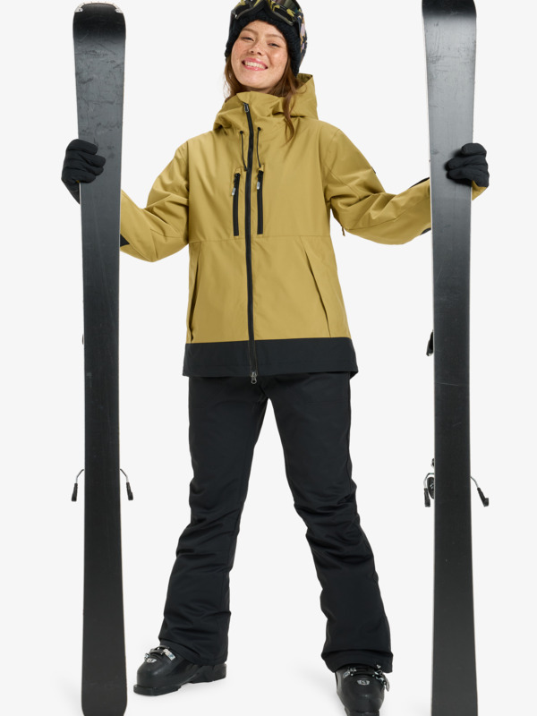 2 Upwards - Technical Snow Jacket for Women Beige ERJTJ03521 Roxy