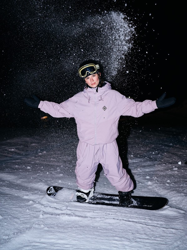 1 Cross Contour 10K - Technisch Snowjack voor Dames Purple ERJTJ03523 Roxy