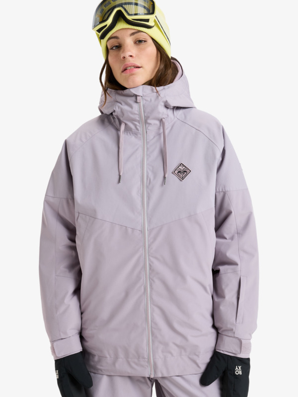 0 Cross Contour - Technical Snow Jacket for Women Purple ERJTJ03523 Roxy