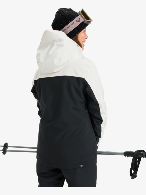 3 Free Jet Block - Technical Snow Jacket for Women Black ERJTJ03526 Roxy