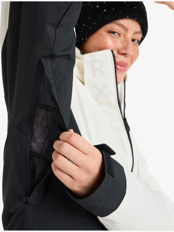 9 Free Jet Block - Technical Snow Jacket for Women Black ERJTJ03526 Roxy