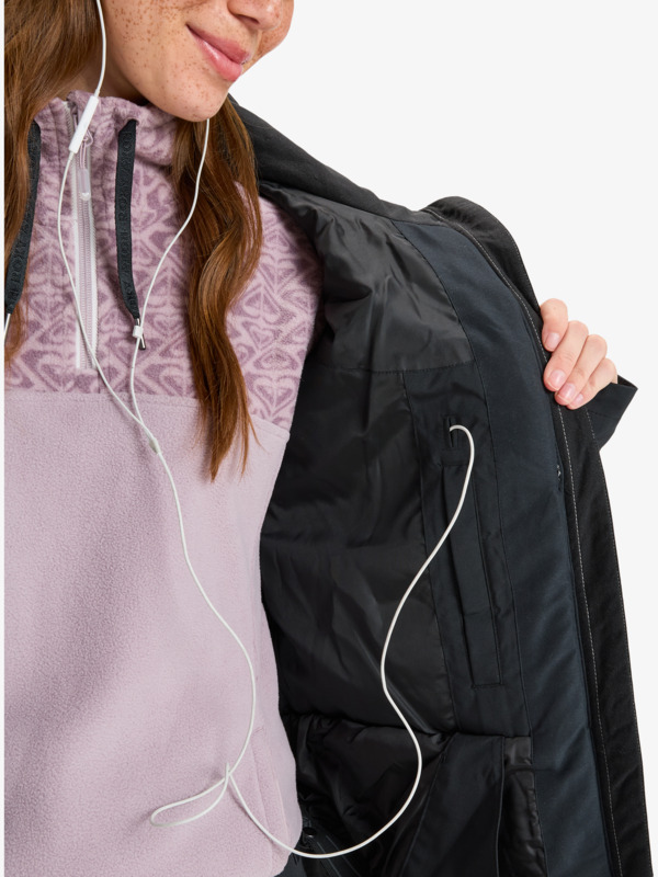 12 Free Jet Block - Technical Snow Jacket for Women Black ERJTJ03526 Roxy