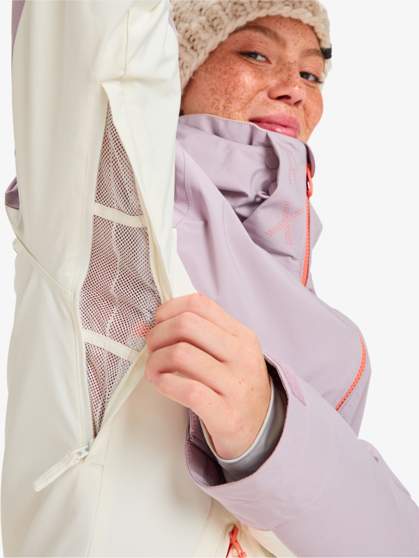 10 Free Jet Block - Technical Snow Jacket for Women Purple ERJTJ03526 Roxy