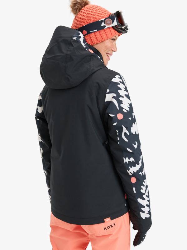 3 Free Jet 10K- Technisch Snowjack voor Dames Black ERJTJ03527 Roxy