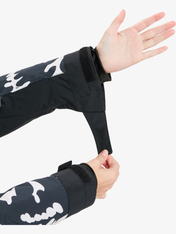 6 Free Jet 10K- Technisch Snowjack voor Dames Black ERJTJ03527 Roxy