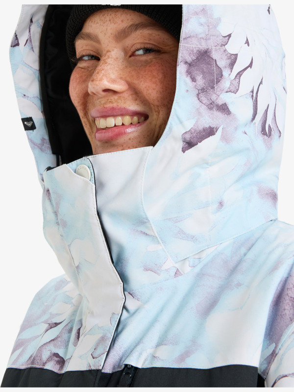 8 Roxy Jetty Block - Chaqueta técnica snow para mujer Azul ERJTJ03528 Roxy