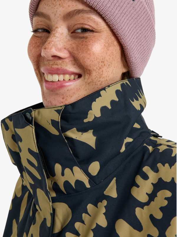 10 Roxy Jetty - Technical Snow Jacket for Women Beige ERJTJ03529 Roxy