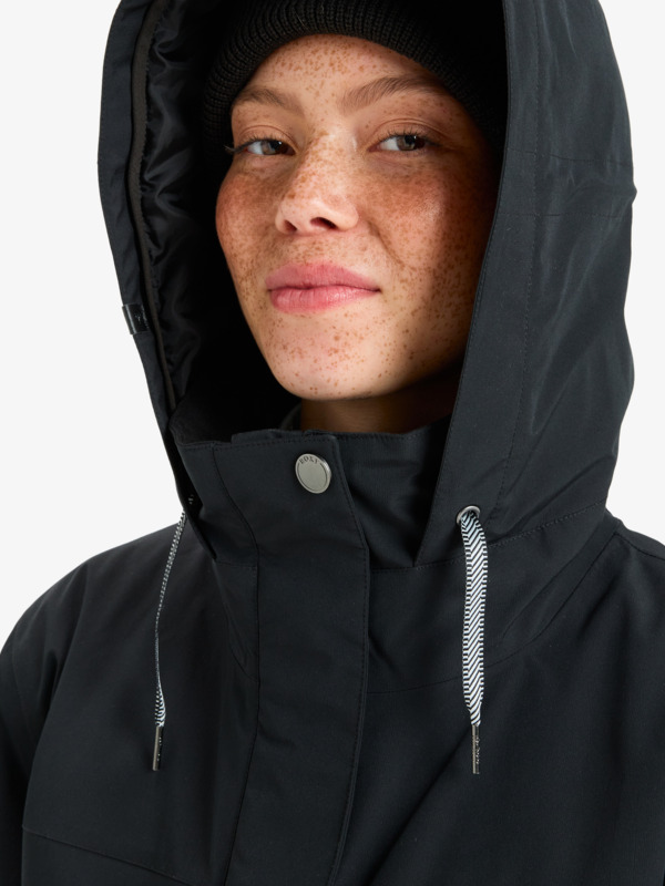 8 Brylee 10K - Funktionelle Snow-Jacke mit Kapuze für Frauen Schwarz ERJTJ03530 Roxy