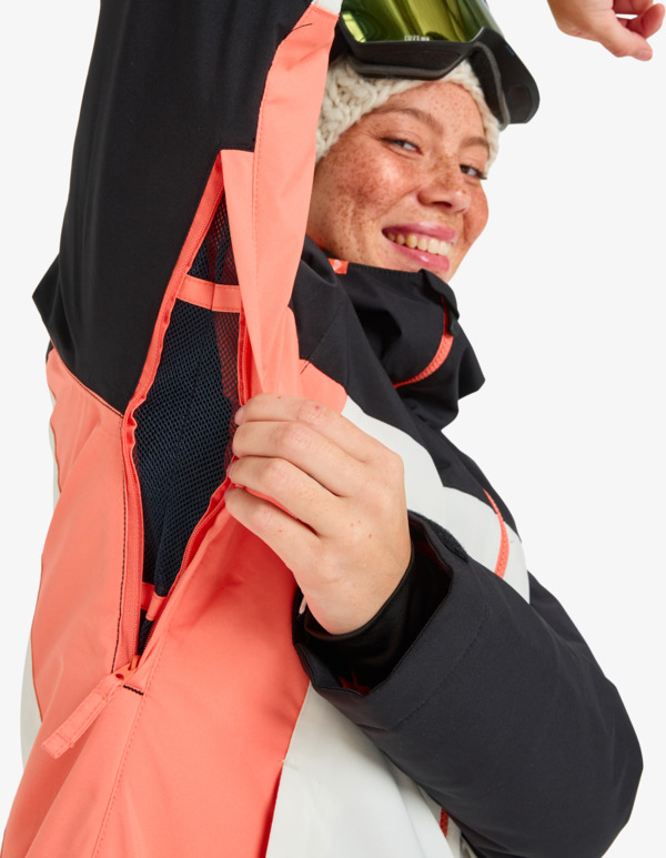 6 Galaxy - Technical Snow Jacket for Women Black ERJTJ03531 Roxy