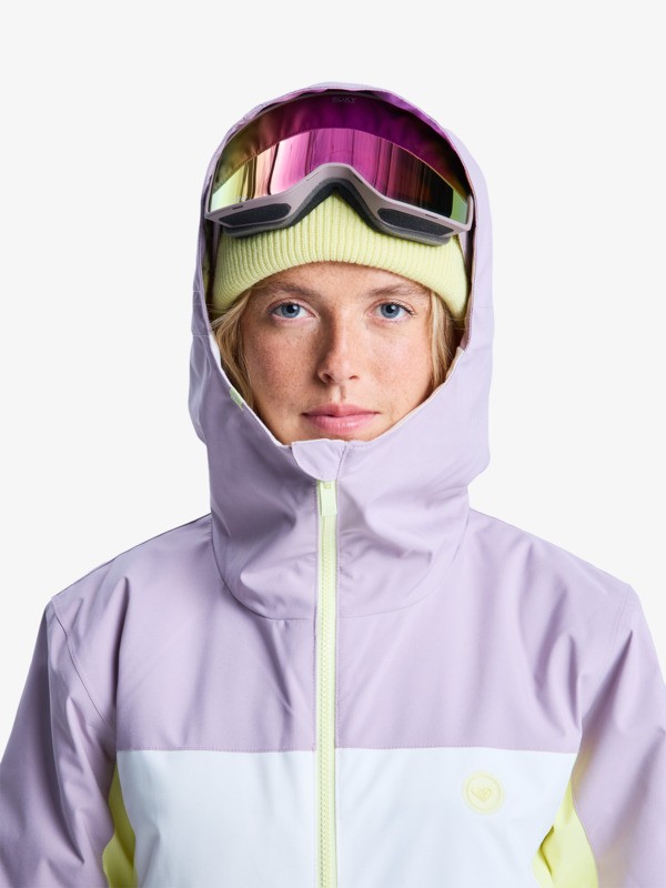 6 Galaxy - Technical Snow Jacket for Women Purple ERJTJ03531 Roxy
