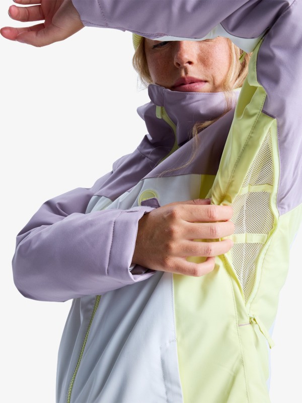 10 Galaxy - Technical Snow Jacket for Women Purple ERJTJ03531 Roxy