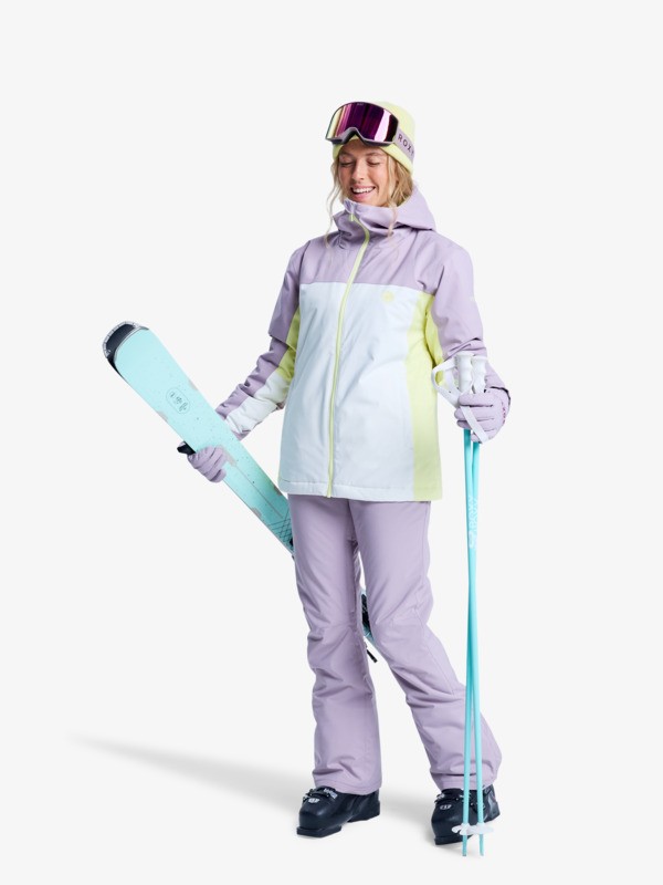 3 Galaxy - Technical Snow Jacket for Women Purple ERJTJ03531 Roxy