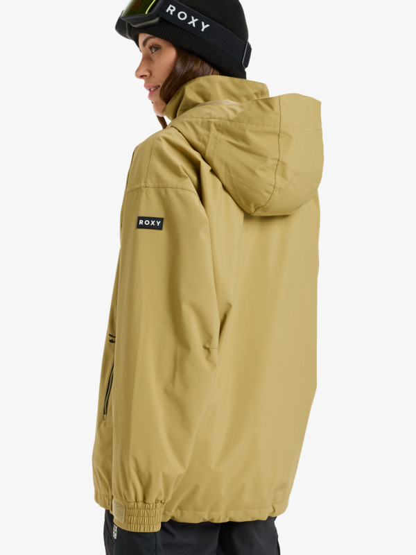 3 Landscape 10K - Veste de snow technique pour Femme Beige ERJTJ03532 Roxy