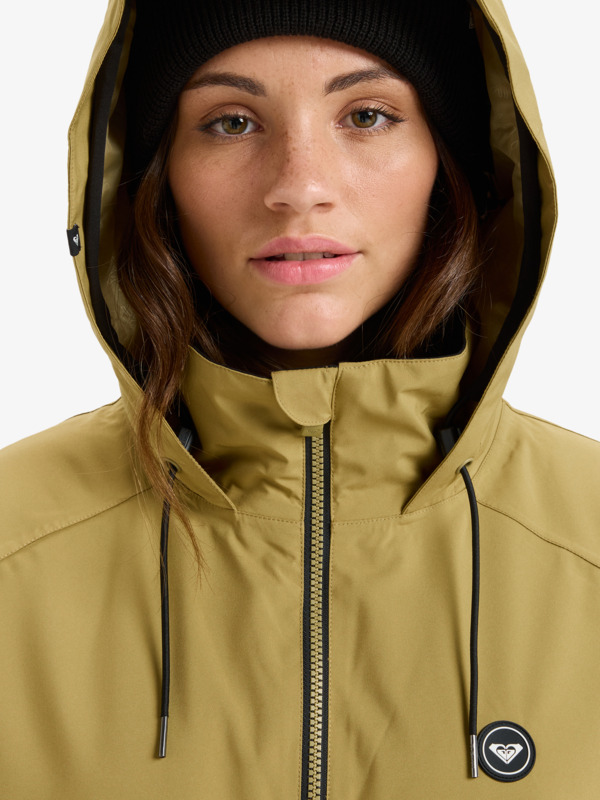 5 Landscape 10K - Veste de snow technique pour Femme Beige ERJTJ03532 Roxy