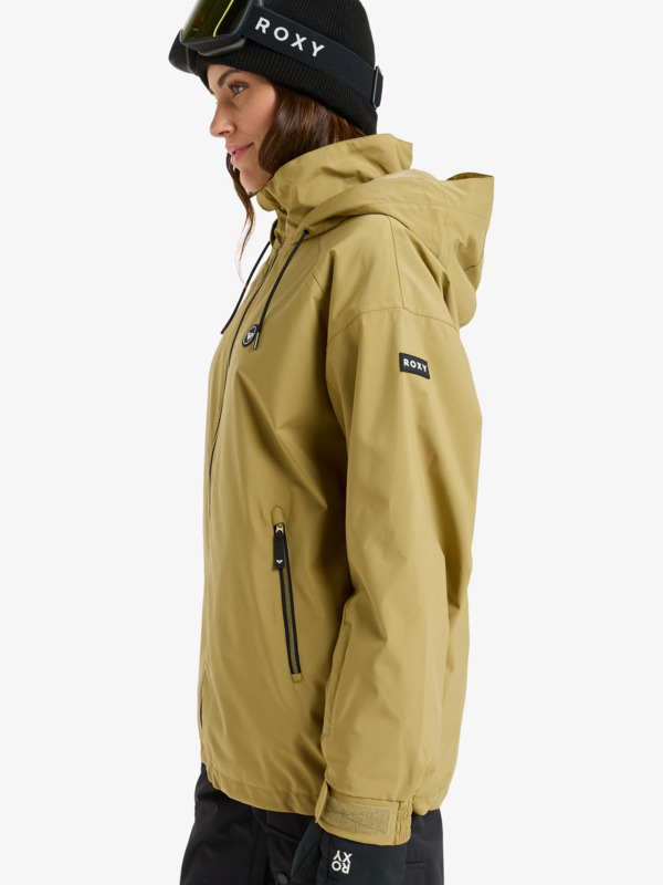 1 Landscape 10K - Veste de snow technique pour Femme Beige ERJTJ03532 Roxy