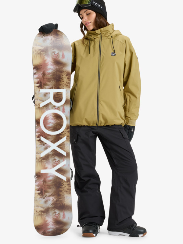 2 Landscape 10K - Veste de snow technique pour Femme Beige ERJTJ03532 Roxy