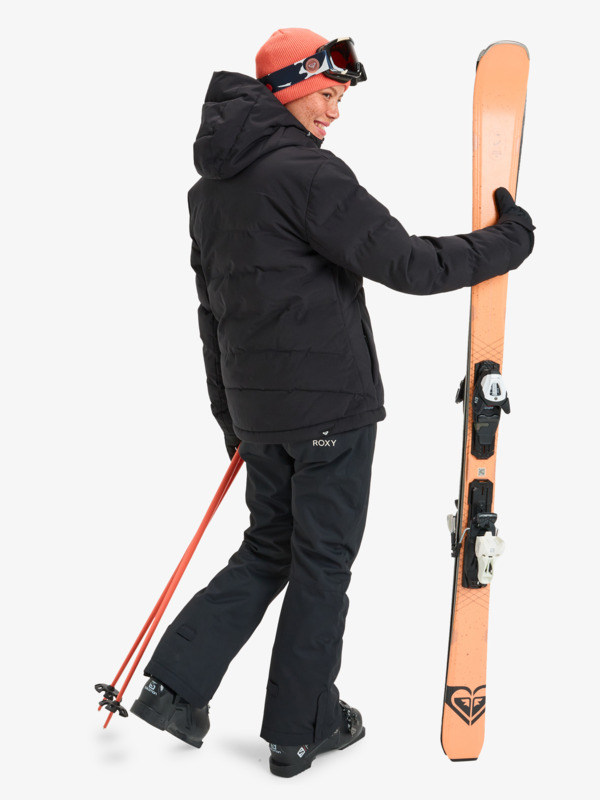 2 Snowyhill Puffy - Technical Snow Jacket for Women Black ERJTJ03535 Roxy