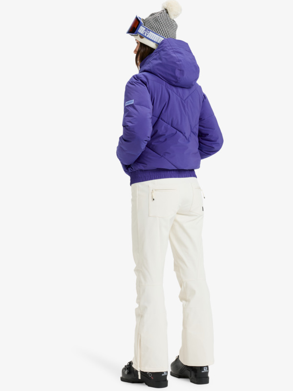 4 Snow Shimmer 10K - Funktionelle Snow-Jacke mit Kapuze für Frauen Violett ERJTJ03544 Roxy