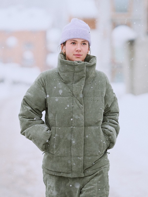 0 Snow Winter Rebel Cord 10K Green ERJTJ03572 Roxy