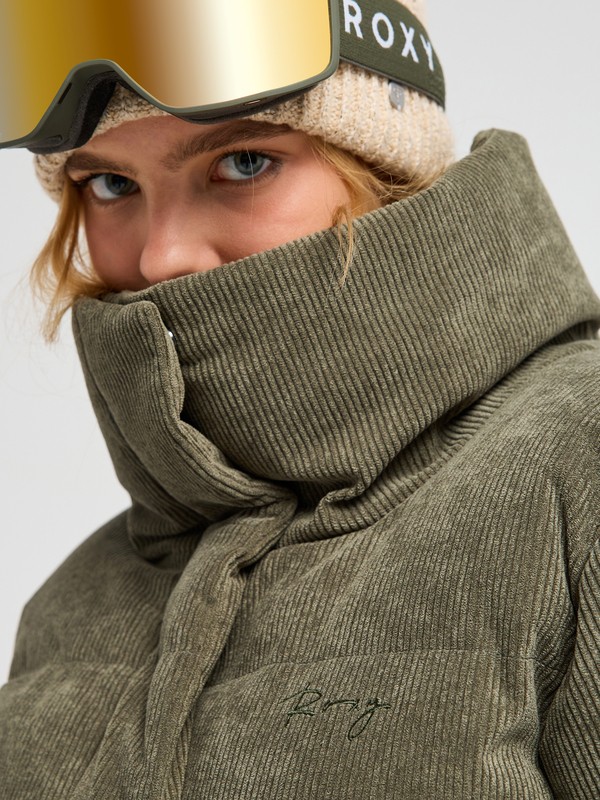7 Snow Winter Rebel Cord 10K Vihre&auml; ERJTJ03572 Roxy