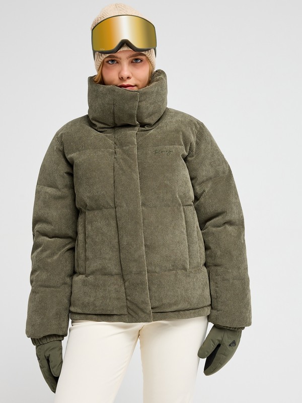 1 Snow Winter Rebel Cord 10K Vihre&auml; ERJTJ03572 Roxy